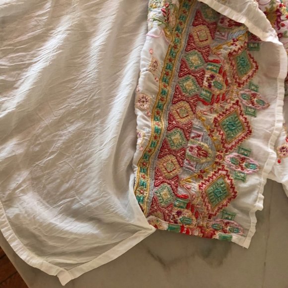 Johnny Was Heavily Embroidered Sandra Blouse - Picture 7 of 15